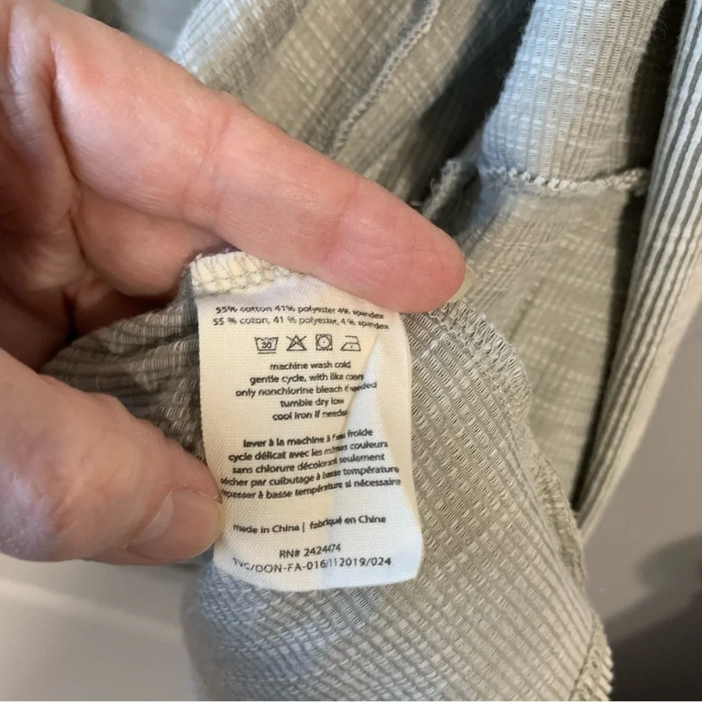 Donni. Striped grey striped lagenlook longline‎ cardigan. Size OSFA+ - Picture 9 of 9